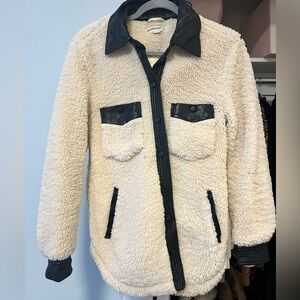 Blank NYC Sherling + Leather Jacket